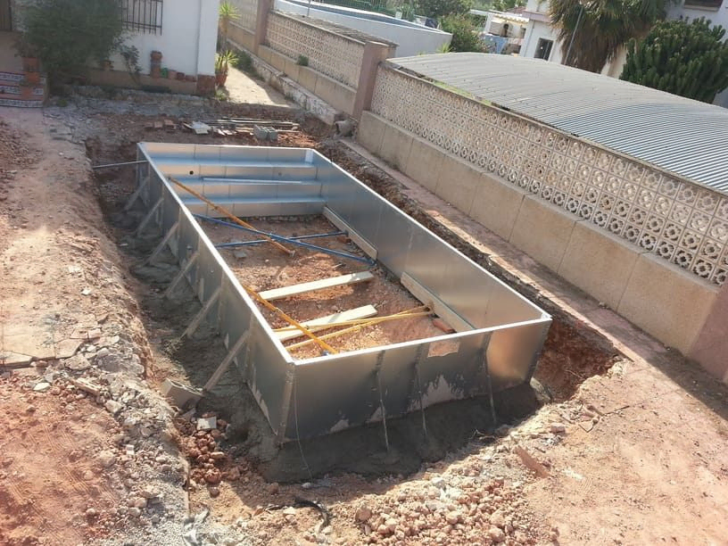 piscina de construcción desde 0